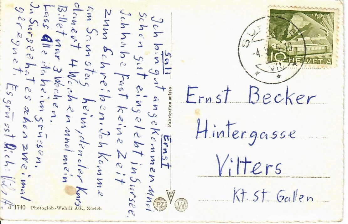 Ansichtskarten: Sursee – Gebraucht aus Hochdorf von Ziegel-16 1