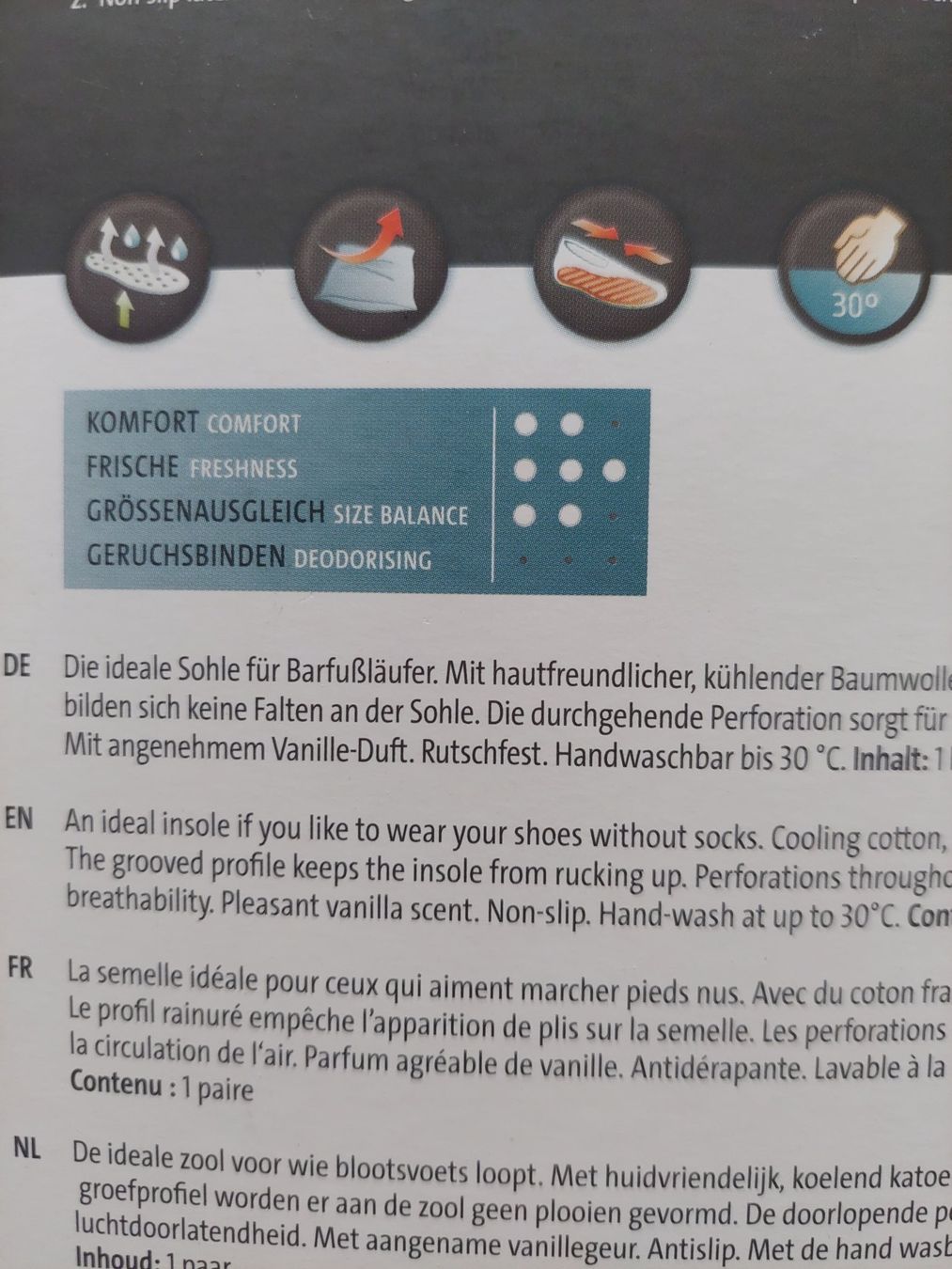 Scarpe da uomo: Bergal Barfuss Einlegesohle Grösse 32 – Nuovo e nell'imballaggio originale da Beckenried venduto da Havacola 6