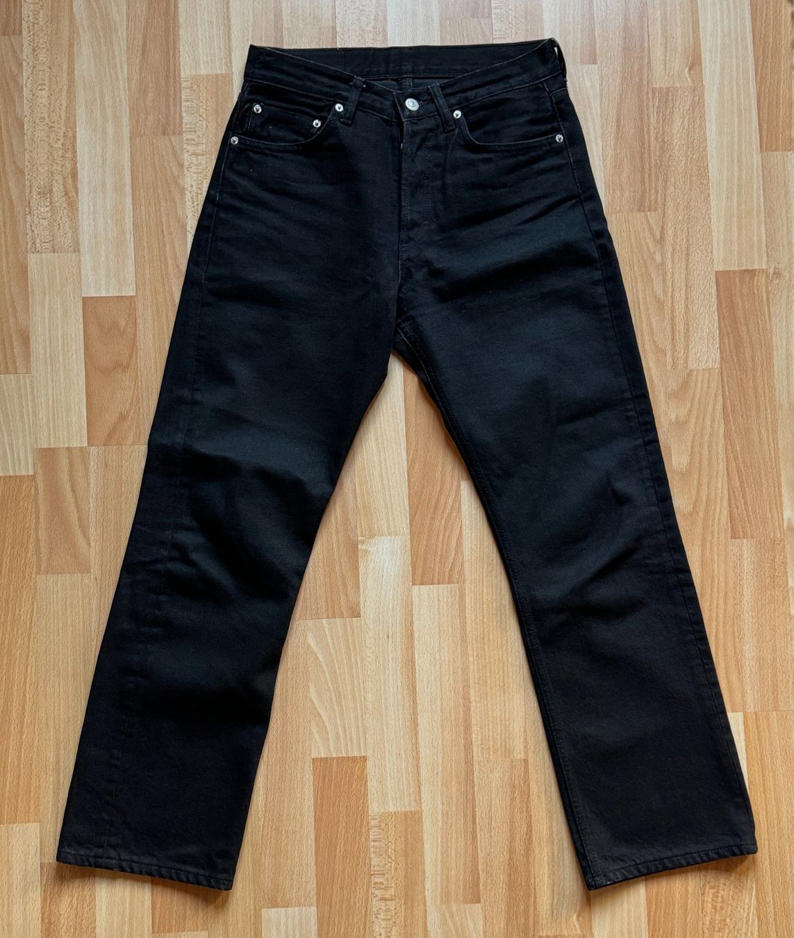 Sandro Jeans: Sandro SS20 28 Regular Black straight denim jeans Levi Lee – Usato da Zürich venduto da ser_lg25 2