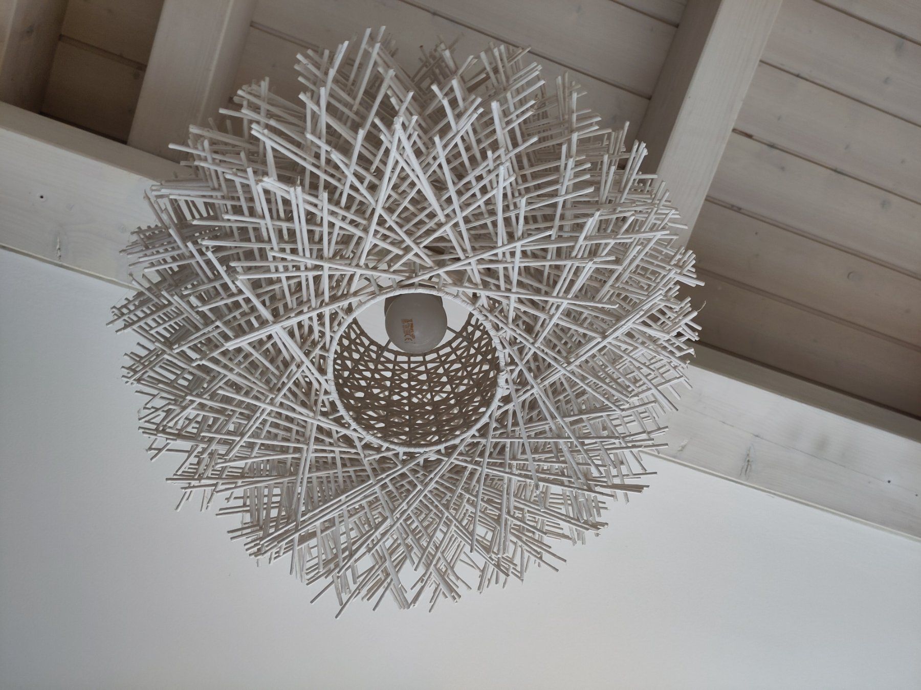Micasa Lampade: Hängelampe "Birdnest" weiss-grau – Usato da Wil SG venduto da mats0503 2