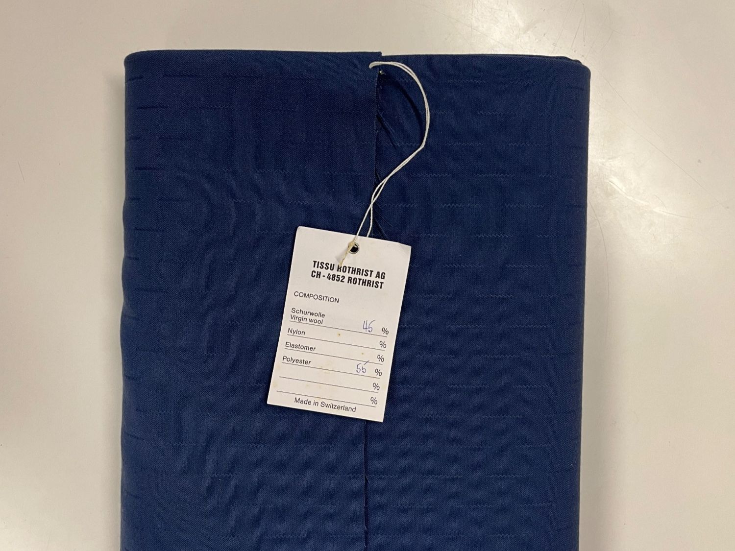 Tessuti: Stoff blau, Tissu, 45% Wolle, 55% Polyester, Meterware – Nuovo (secondo la descrizione) da Netstal venduto da spaltflo01 1