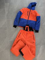 Peak Mountain Kids Ski Suit, 14Y, Orange and Blue!