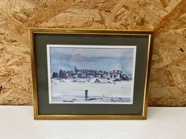 Aquarell / TROGIR von Markus Langenegger 1975      (ID S305)