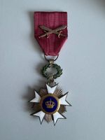 Historischer Orden Ritterkreuz mit Schwertern, Belgien