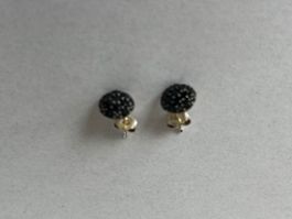 Boucles d’oreilles Thomas Sabo, argent et zircons noirs
