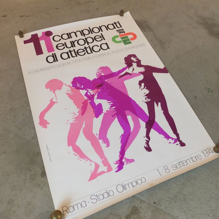 LeichtathletikEuropameisterschaften Plakat 1974 Kaufen auf Ricardo