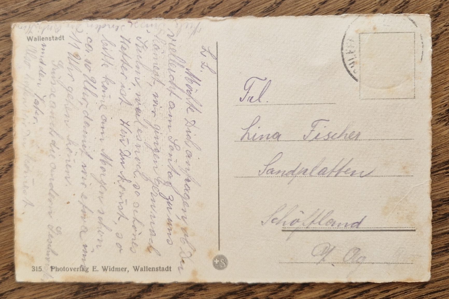 Cartoline postali: Wallenstadt Photoverlag E. Widmer – Usato da Ebikon venduto da Donar50 1