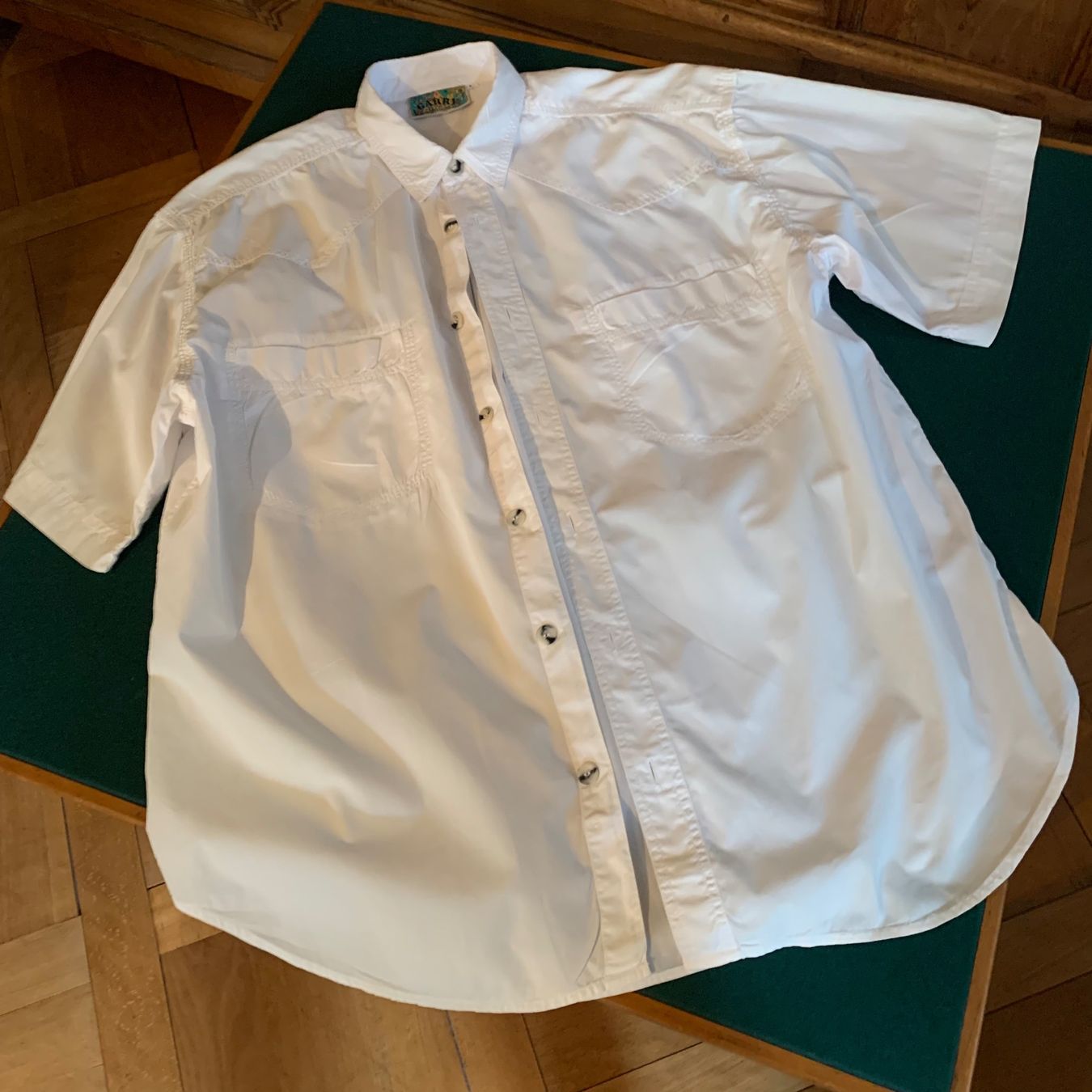 Camicie: GARRY BASIC VINTAGE Hemd 100% Baumwolle  Größe: L – Usato da Interlaken venduto da Bona55 7