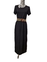Elegantes Sommerkleid schwarz Gr. M neuwertig
