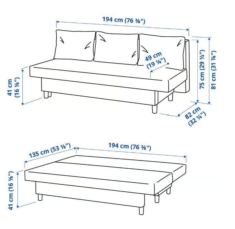 Ikea Divani: ÄLVDALEN 3er-Bettsofa – Usato da Buckten venduto da Stefaniea98 4