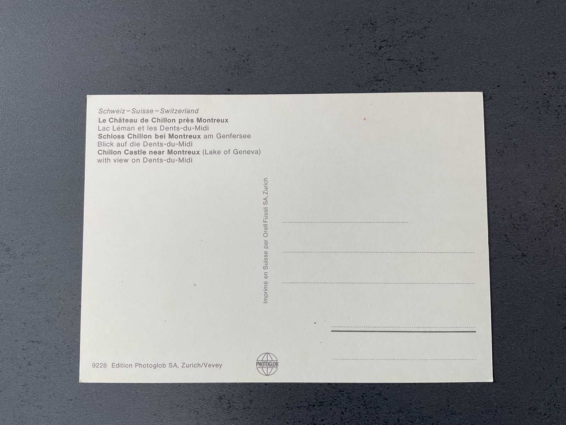 Cartoline postali: Schloss Chillon – Usato da Adliswil venduto da bei_2b57 1