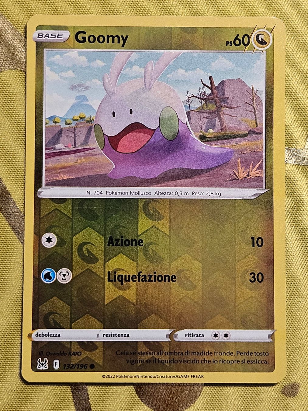 Pokémon Carte collezionabili: Lost Origin - Goomy 132/196 IT – Usato da Bellinzona venduto da Pokemarco