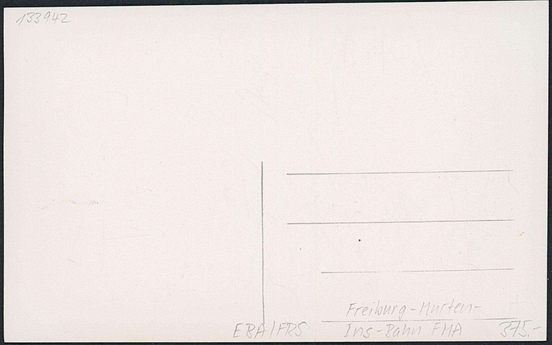 Cartoline postali: FRS Freiburg Murten Ins Bahn - Bahnhof – Nuovo (secondo la descrizione) da Schindellegi venduto da masutka7 1