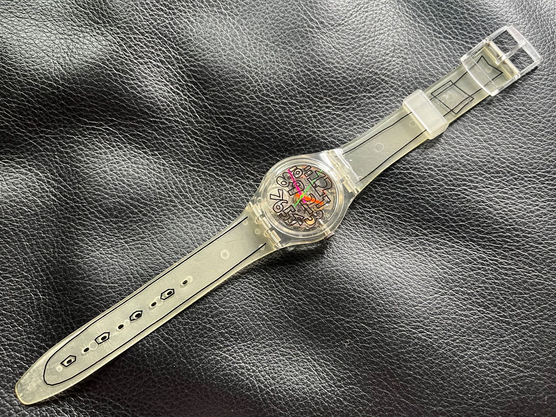 Swatch Uhren: Special Swatch Scribble GZ124 1993 – Neu (gemäss Beschreibung) aus Zürich von FV.vintage 2