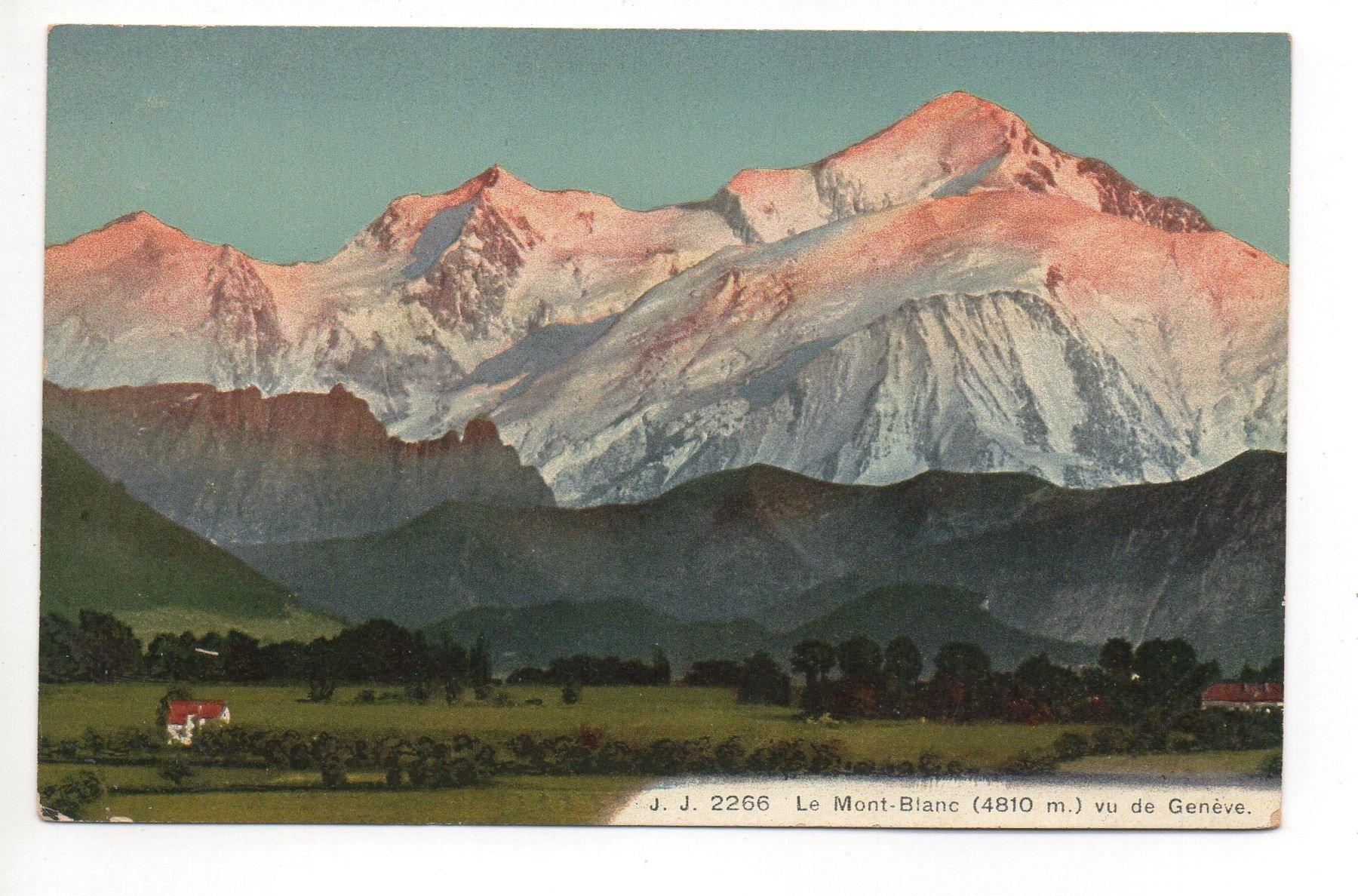 Ansichtskarten: GENÈVE Le Mont-Blanc – Neu (gemäss Beschreibung) aus Jona von philajona