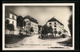 AK Les Ponts-de-Martel, Place Neuve