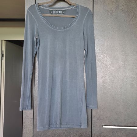 🐸 NILE LANGES SHIRT S RAUCHBLAUGRAU