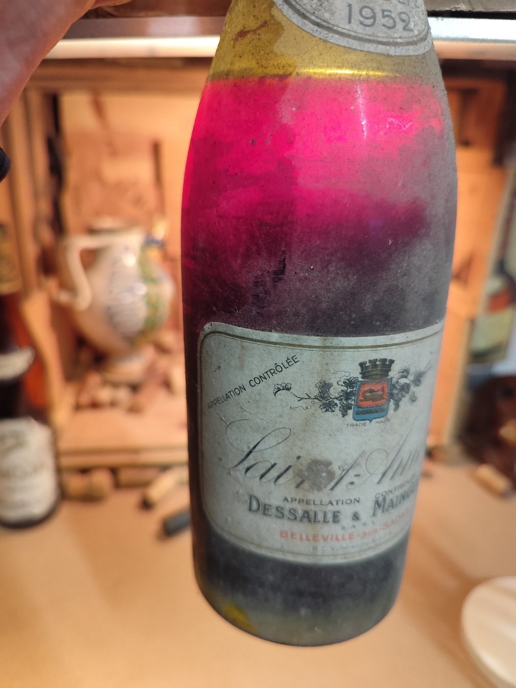 Vino: 1952  Saint-Amour Dessalle Mainguet – Nuovo e nell'imballaggio originale da Büsserach venduto da Vintage-vins 5