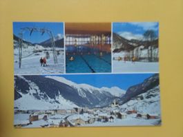 Zernez Graubünden 1981 Skilift Hallenbad Langlauf