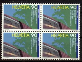 1992, Sonderpostmarke IV, Viererblöcke **