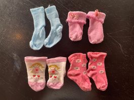 Lot 4 paires Chaussette Bébé 1-2 mois