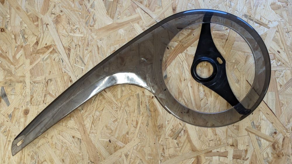 Protège-chaîne Hebie 3 Plis Pour Vélo Jusqu'à 48 Dents, Diamètre 23 Cm, Noir – Protection Efficace Contre La Saleté