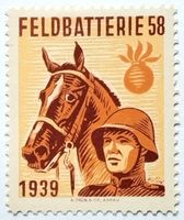 Soldatenmarke 2.WK, Feld Batterie 58, 1939, Wi Art 267