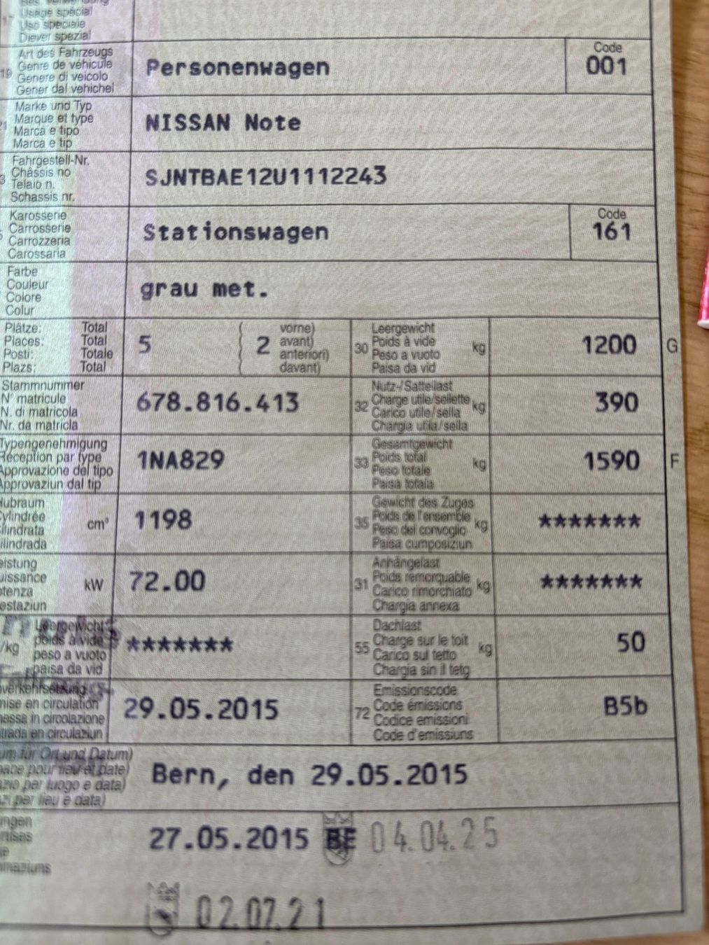 Nissan Autos: Nissan Note 1.2 – Gebraucht aus Bern von Garage-Blunier-AG 7