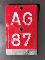 Velonummer AG 87