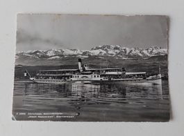 AK Ansichtskarte Zürichsee Stadt Rapperswil Schiff Dampfer