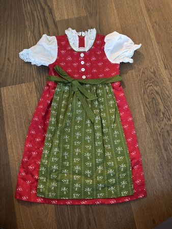 Süßes Mädchen-Dirndl / Trachtenkleid Gr. 98