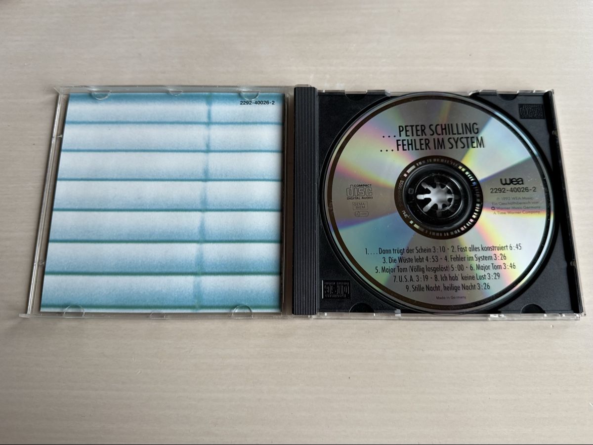 CD: Peter Schilling - Fehler im System - Kult CD, 80er – Usato da Oberried Brienz venduto da Chyara 2