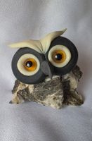 Eule Figur ist Naturstein Handgemacht und jedes Einzigartig