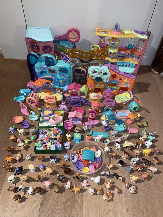 Littlest Pet Shop (LPS)-Sammlung (Häuser, Tiere, Accesoires) (Gebraucht ...