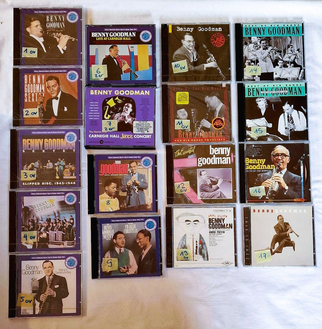 CD: Benny Goodman 17 CD Sammlung, auch einzeln möglich – Usato da Uitikon Waldegg venduto da Smeragol