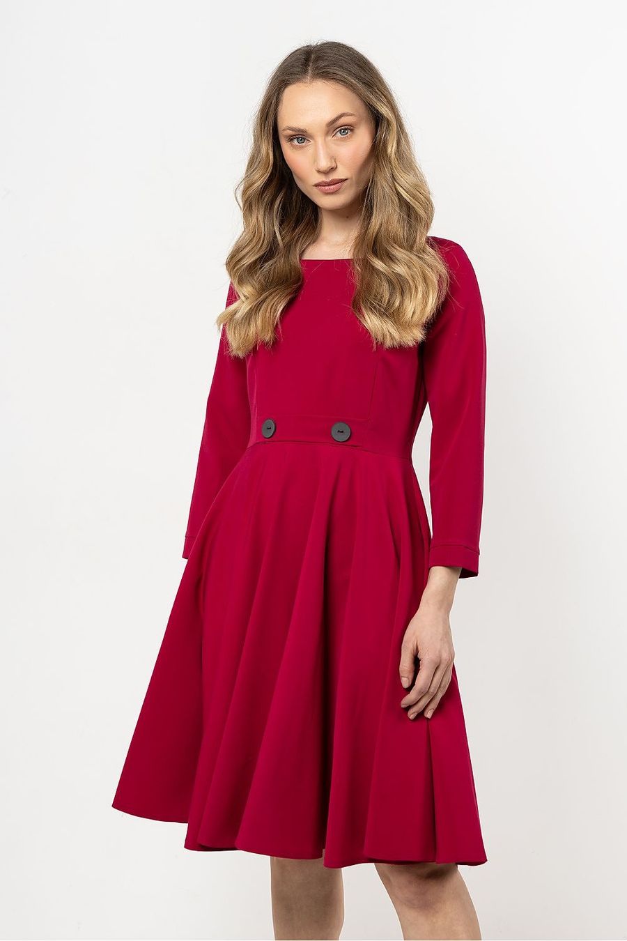Vestiti: Elegantes, weinrotes Kleid, NEU, Grösse M – Nuovo e nell'imballaggio originale da Romanshorn venduto da mar_q9wf