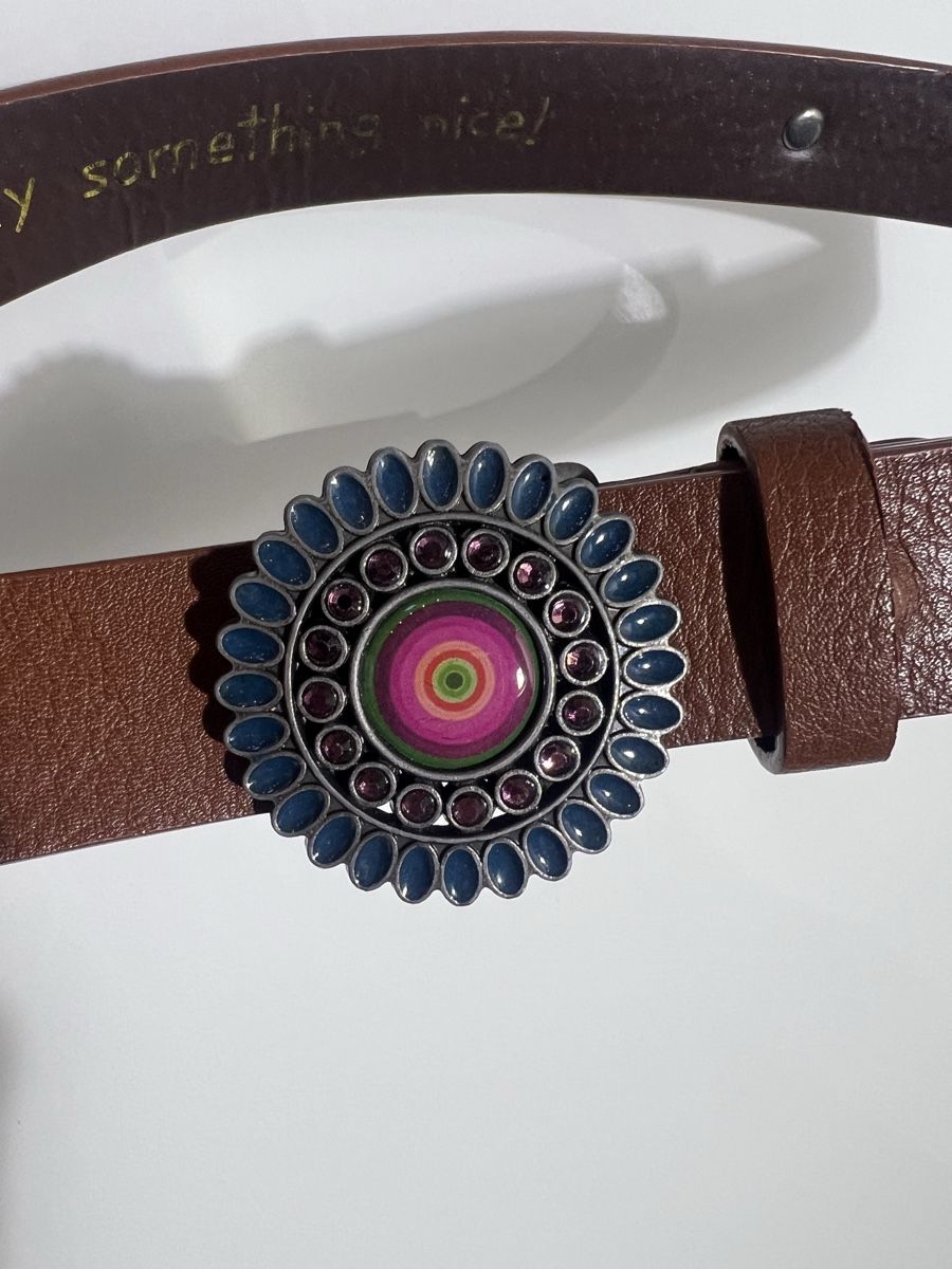 Desigual Cinture: Desigual Gurt Braun mit Glitzer – Usato da Grindelwald venduto da wand_24 1