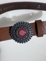 Desigual Gurt Braun mit Glitzer
