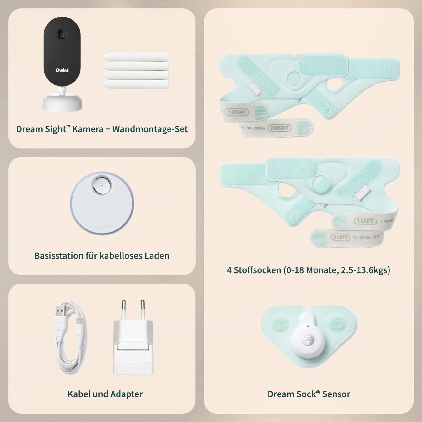Babyphone: Owlet Dream Duo 3 Bedtime Blue – Nuovo (secondo la descrizione) da Adliswil venduto da LUNA_Swiss 8