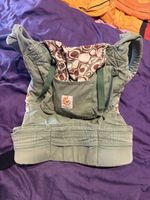 Babytrage Ergobaby grün mit Muster