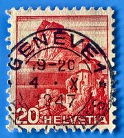 Nr.215 Landschaftsbilder Stempel  Geneve   