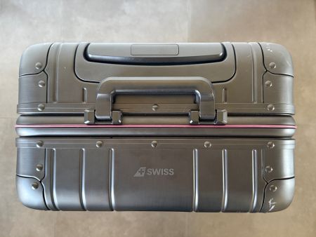 SWISS Bordtrolley Aluminium schwarz