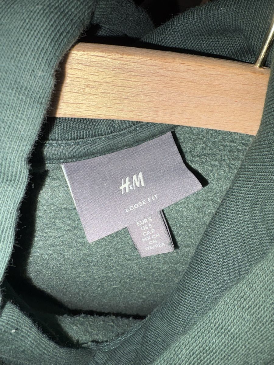 H&M Pulls & Sweat-shirts: Kapuzenpulli, Grösse S oversized, grün – Neuf (Voir description) à Basel par jelena.rk 2