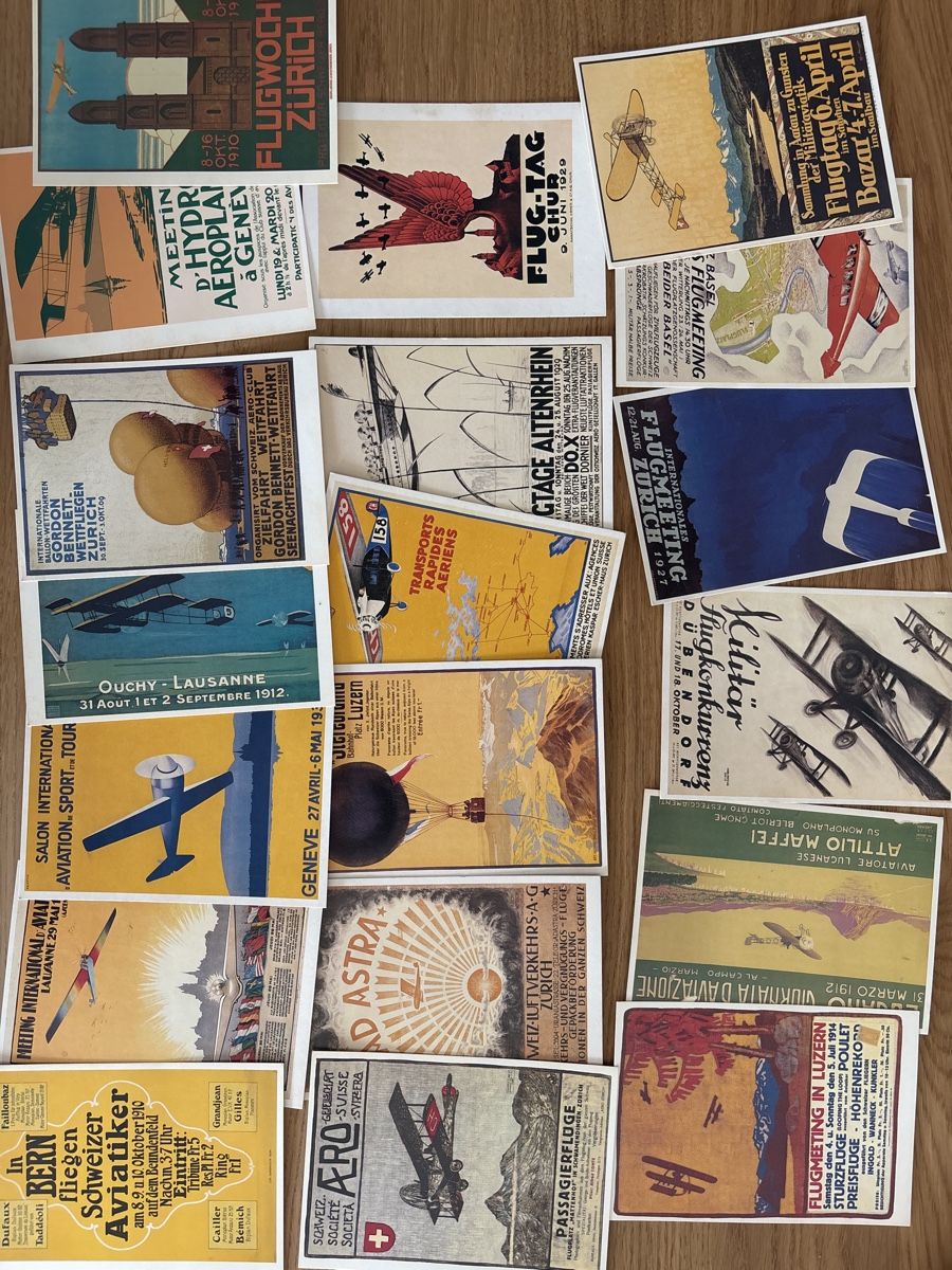 Cartoline postali: Luftfahrt Postkarte vintage 19 Stück – Usato da Obfelden venduto da Charlespully 2