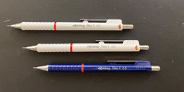 3 Portes-mine * ROTRING * Tilly II * 0.5 mm * +Réserve mines