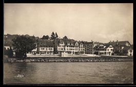 AK Stäfa, Seepromenade mit Häuserzeile