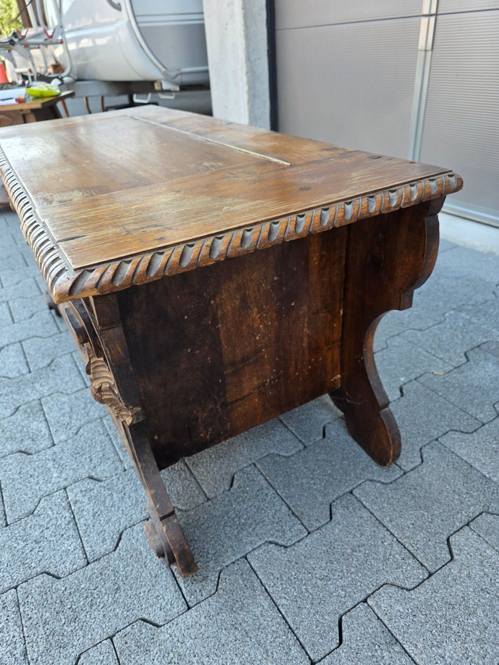Coffres: antike Sitz Truhe Hocker Schemmel Kasten – D'occasion à Walterswil BE par Lonitti 8