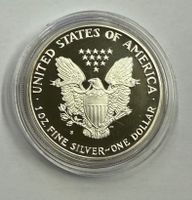 (1719) USA, 1 Unze, Eagle 1988, Proof, in Kapsel