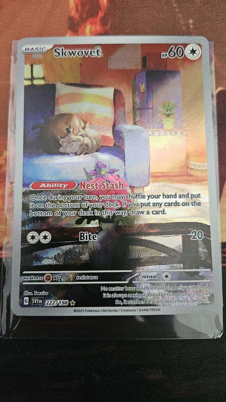 Pokémon Carte collezionabili: skwovet 222/198 – Nuovo (secondo la descrizione) da Castel San Pietro venduto da pie_k8j6