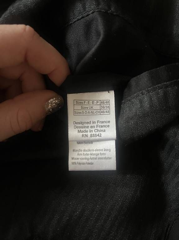 Giacche: Worker-Jacke Baumwolle Schwarz – Usato da Zürich venduto da rit_g825 3